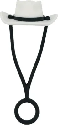 Image de INF Nouveau couvercle de paille Stanley Lover : en silicone, réutilisable et étanche Blanc