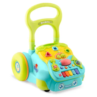 Zdjęcie produktu dla Chodzik edukacyjny z muzyką 2w1 RK-744 Ricokids turkusowy