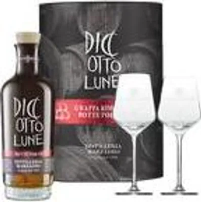 Produktbild von Marzadro Confezione Diciotto Lune Riserva Rum 50cl + 2 Gläser | 42,0 % Vol.