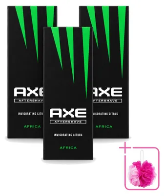 Image de 3 flacons d'après-rasage Axe Africa - 100 ml - Lot de 3