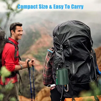 Produktbild von Notfallschlafsack mit Paracord, ultraleichte, wasserdichte, thermische Notfalldecke für Camping, Wandern und Trekking