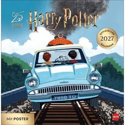 Produktbild von Harry Potter Broschurkalender 2027: Der Wandplaner für alle Fans von Harry, Ron und Hermine. Monatskalender mit Illustrationen zur Harry-Potter-Filmre