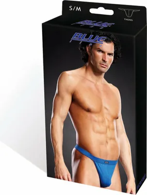 Productafbeelding van Herren string, blauwe lijn, blauw, maat S/M