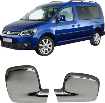 Produktbild von Außenspiegelkappen ABS Kunststoff verchromt Volkswagen Caddy 2004-2014