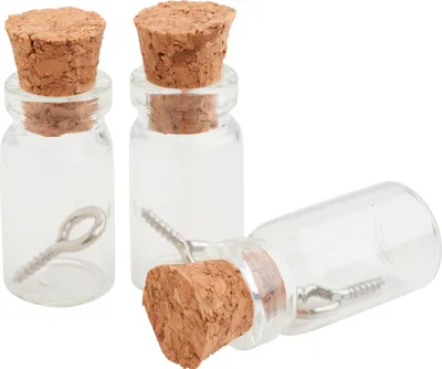 Produktbild von Anhänger Glasflasche Zylinder, Klein