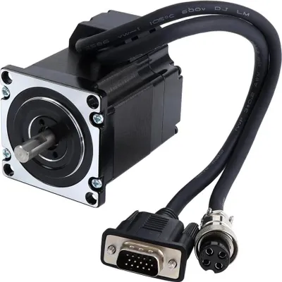 Zdjęcie produktu dla Silnik krokowy z zamkniętą pętlą, precyzyjne sterowanie, elastyczne opcje momentu obrotowego, 1,2 Nm, 8 mm-a