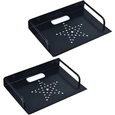 Produktbild von Omgoods – Wandhalterung für Router und Multimedia-Geräte – 2 Stück