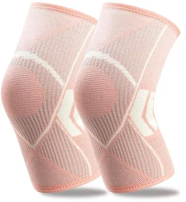 Produktbild von Kniebandagen 2-teilig für Männer und Frauen - Kompressionsbandagen für Meniskusschäden, Gelenkschmerzen, Seitenbandriss, Arthrose, Tendinitis, Sport und Verletzungen