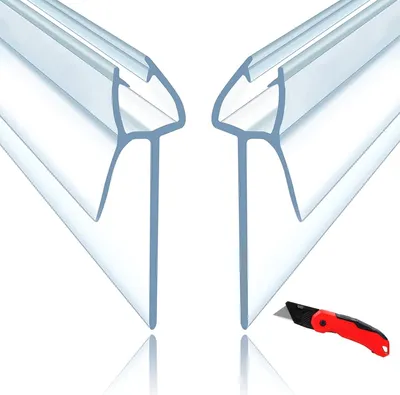 Produktbild von Duschdichtung l 2x100CM Duschtürdichtung für 6mm 7mm 8mm Glasdicktüren | Stoppen Sie den Wasserfluss l Wasserabweisende Dusche dichtung glastür