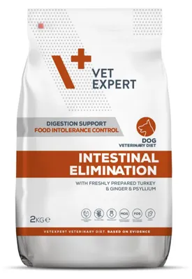 Zdjęcie produktu dla VET EXPERT Veterinary Diet Intestinal Elimination Dog – sucha karma dla psów – 2 kg
