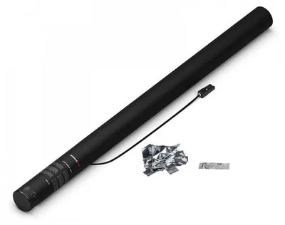 Produktbild von Magic FX Elektrische Konfettikanone PRO 80cm - Silber Metallic