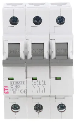 Produktbild von Leitungsschutzschalter 3P C 40A 6kA AC ETIMAT 6 002145520