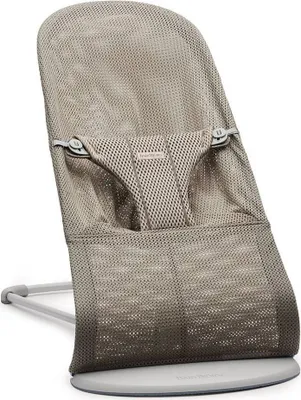 Zdjęcie produktu dla Leżaczek-bujaczek BabyBjorn Bliss beżowy, szary
