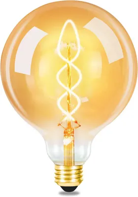 Productafbeelding van ZMH LED lamp, E27, 4W, retro, grote Edison-stijl, decoratieve gloeilampen met filament, warmwit, antieke lamp voor nostalgische en retro verlichting in huis, café en restaurant, niet dimbaar