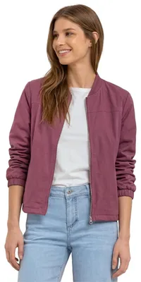 Immagine prodotto di Giacca a maniche lunghe Street One, colore rosa cipria scuro, con zip, taglia 42