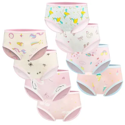 Immagine prodotto di Mutandine per bambina - Cotone - Confezione da 8 - Per 2-6 anni