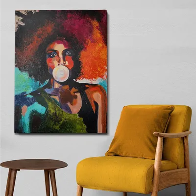 Image de Wallity, OP61326- HND1211, Coloured, Canvas pictures, 50 x 70 cm, 100% canvas