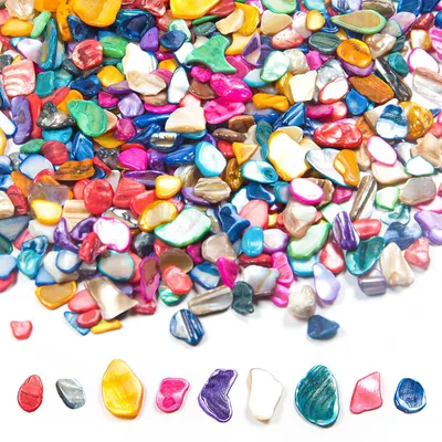 Mosaikfliesen 500 g, gemischte Farben, DIY-Bastelset