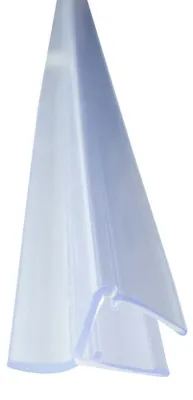 Produktbild von Bagnoxx Duschdichtung 2m Spaltdichtung, Duschtürdichtung in Duschkabine im Bad, 6mm Glasstärke, transparentes PVC Profil mit Duschlippe, schimmelbeständig, für Glastür Dusche
