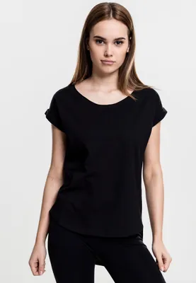 Obrázek produktu pro Urban Classics Dámské tričko s krátkým rukávem Synwage černá XS