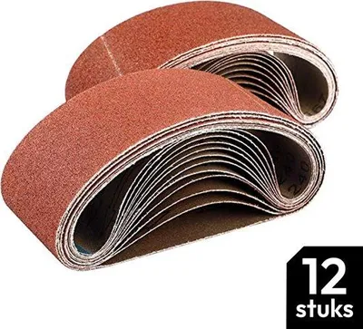 Produktbild von Schleifpapiere 75 x 533 MM - Papierschleifpads - Schleifpapier - Set von 12 Stücken - P40 - P60 - P80 - P120
