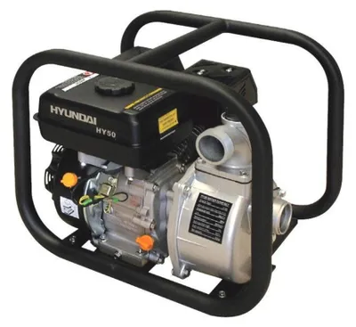 Produktbild von Klarwasser-Motorpumpe Hyundai HY80, 7 PS, 3600 U/min, 210 cm³, Schwarz