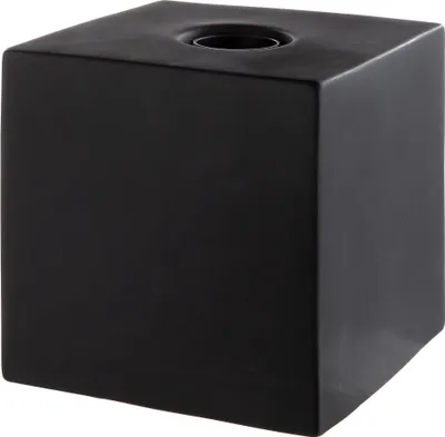 Immagine prodotto di Gilde Tischleuchte, Porzellan, schwarz, VE 1, L. 15 cm, B. 15 cm, H. 15 cm 32314 4063387323144