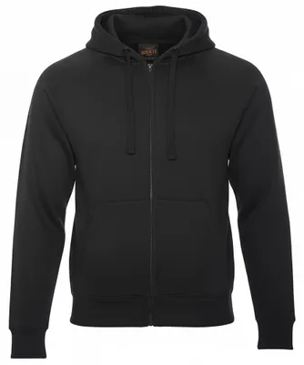Immagine prodotto di Giacca con cappuccio da uomo, con zip - Nera e casual