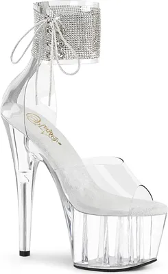 Produktbild von ADORE-724RS Damen Sandale von Pleaser, Transparent  , EU 37, US 7