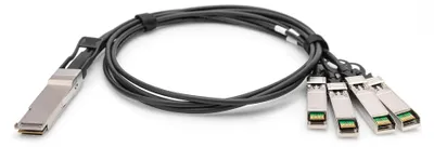 Produktbild von Kabel QSFP+ to 4XSFP+ 40G DAC 2.0m schwarz