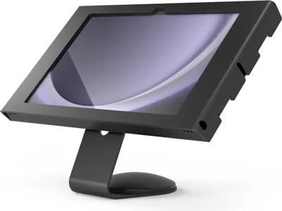 Produktbild von Compulocks Galaxy Tab A9 Apex Enclosure Core Stand - Gehäuse - für Tablett - verriegelbar - Metall - Schwarz - Bildschirmgröße: 22.1 cm (8.7")