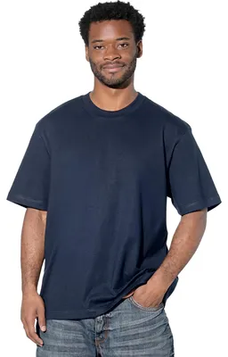 Produktbild von STARK SOUL® Herren Oversize T-Shirt Heavy Weight, Baumwolle, Marineblau, Gr.: M