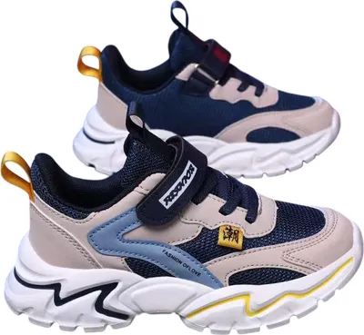Produktbild von ASKSA Kinder Turnschuhe Jungen Maedchen Sportschuhe Leicht Laufschuhe Outdoor Sportschuhe Sneaker Atmungsaktiv Kinderschuhe,Khaki,34