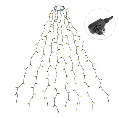 Produktbild von Salcar 8 x 1.5m 200er LED Lichterkette Weihnachtsbeleuchtung 9 Lichtmodi LED-Lichterkette Weihnachten Weihnachtsbaum Deko