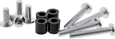 Image de InLine® 23100Y Set de 8 vis 4x M8x20mm, 4x M8x50mm et 4x 15mm entretoise pour support mural