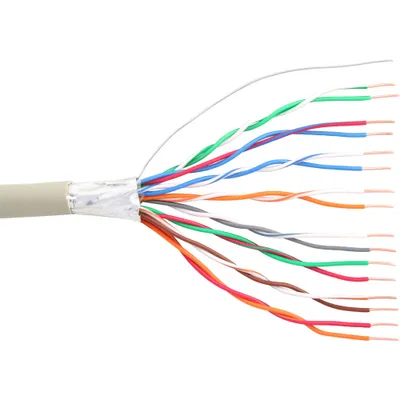 Produktbild von InLine Telefon-Kabel 16-adrig, 8x2x0,6mm, zum Verlegen, 25m Ring, 25 m, Beige, 1,03 kg, 320 mm, 330 mm, 52 mm