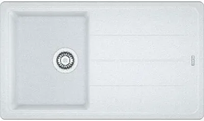 Produktbild von Franke Basis - Fragranit Spülbecken BFG 611-86, 860x500 mm, weiß Eis 114.0494.912