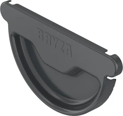 Zdjęcie produktu dla Rynna czołowa BRYZA ocynkowana Ø 150 mm, antracyt RAL 7021