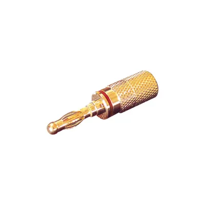 Produktbild von Dynavox Banana Plug Männlich - Vergoldet - Rot - Pro 1 Stück (En)