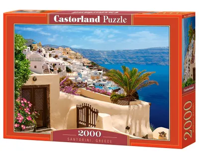 Produktbild von Castorland Santorini, Greece 2000 pcs, 2000 Stück(e), Landschaft, 9 Jahr(e)