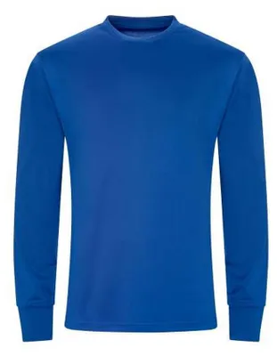 Image de Just Cool - T-shirt « Active » pour hommes/femmes, manches longues, LT4446 (L) (bleu roi)