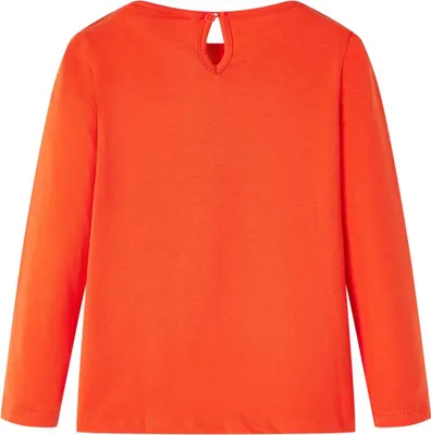 Produktbild von vidaXL Kinder-Langarmshirt Dunkelorange 92