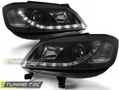 Produktbild von Scheinwerfer LED Tagfahrlicht Optik für Opel Zafira A Bj. 99-06 Schwarz