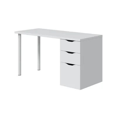 Produktbild von Schreibtisch >Athena< in Artik-Weiß - 138x74x60 (BxHxT)