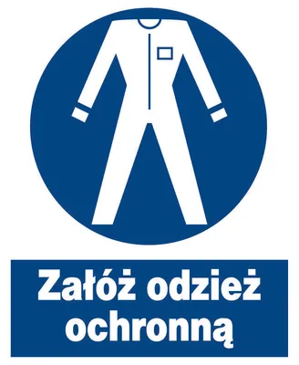 Produktbild von ZNO-16 - Arbeitsschutzzeichen - Schutzkleidung anziehen