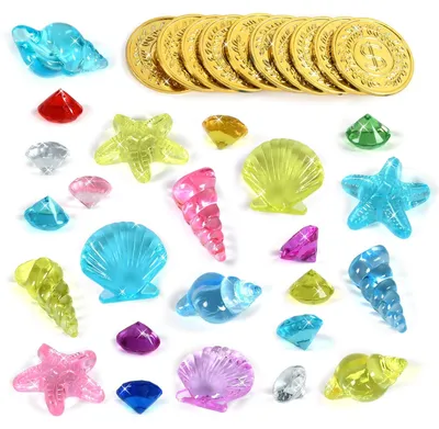 Imagen del producto de 34 juguetes temáticos de océano para niños