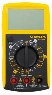 Produktbild von Stanley Multimeter, Analoges Multimeter, Hand-Multimeter, CAT III 300V, 20 - 300 V, 200 - 300 V, 0 - 10 A