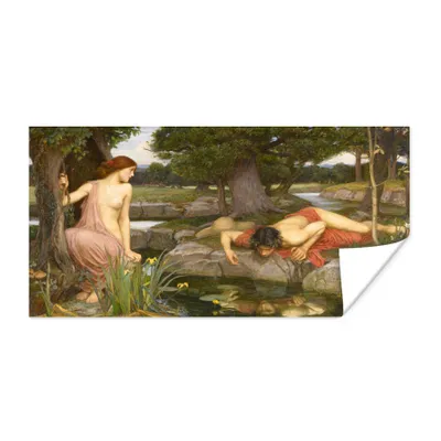 Obrázok produktu pre MuchoWow® Plagát - Echo a Narcis - obraz, John William Waterhouse - 160x80