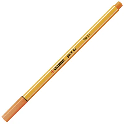 Image de Fineliner - STABILO point 88 - Einzelstift - gelbrot