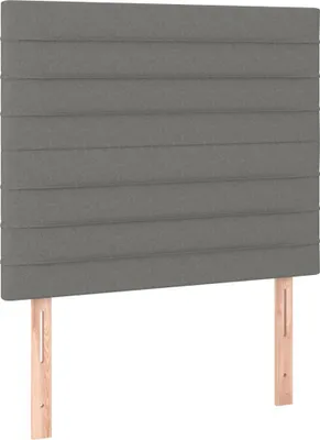 Produktbild von Kopfteil Dunkelgrau 100 x 5 x 118/128 cm Stoff